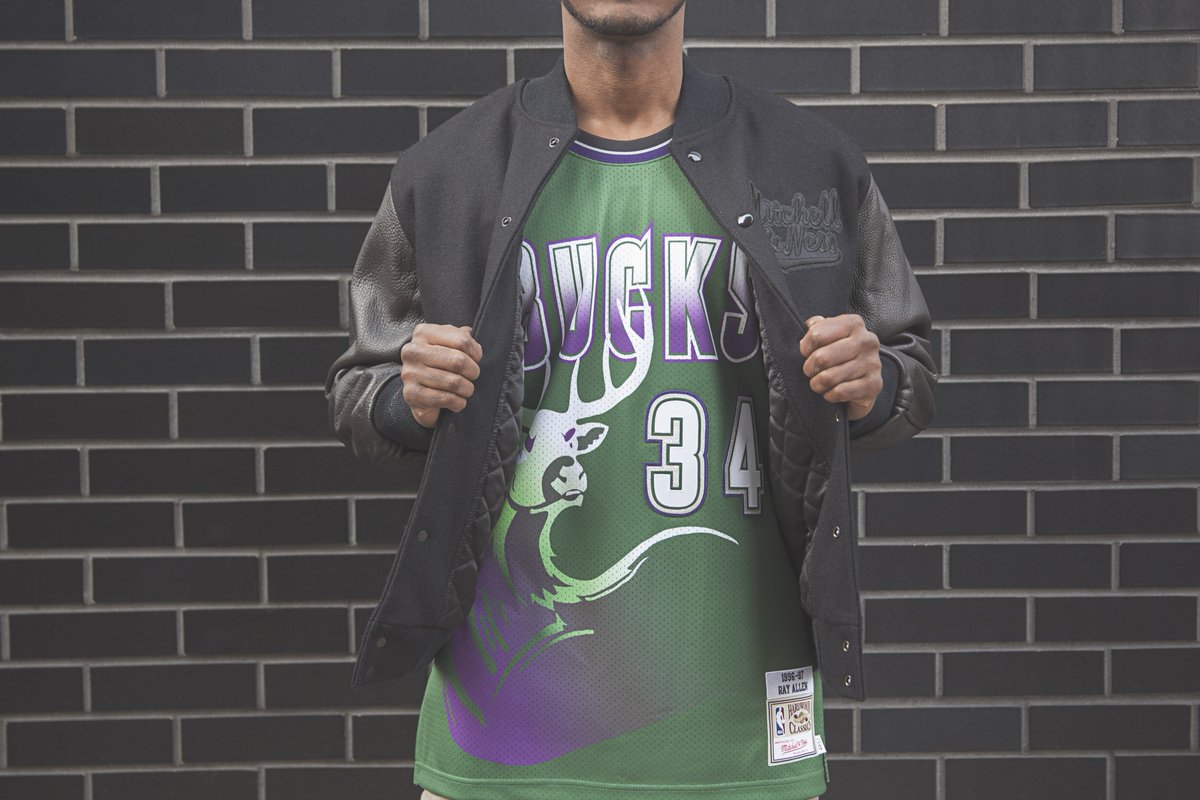 mitchell and ness bucks jersey