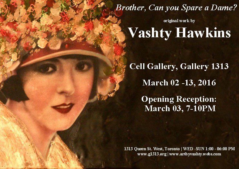 Running until March 13, 2016 #art #parkdale #toronto #encaustic #acrylic #portraits #flapperstyle #queenwest