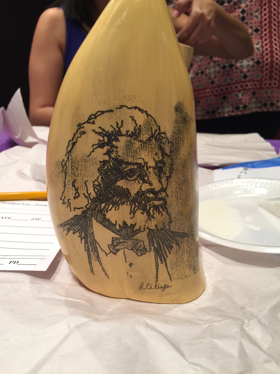CitiCoach's tweet photo. Made my own scrimshaw replica of Fredrick Douglass w/@ArtInHistory #ccss2016 https://t.co/9QFCT73TLL