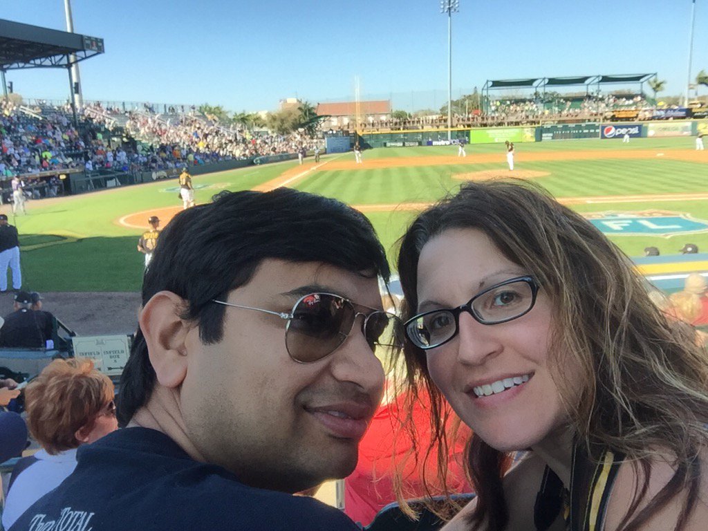 Beautiful afternoon at McKechnie Field!  We didn't win, but we didn't lose!  2-2 final score. #PiratesST <a href="/Pirates/">Pittsburgh Pirates</a>