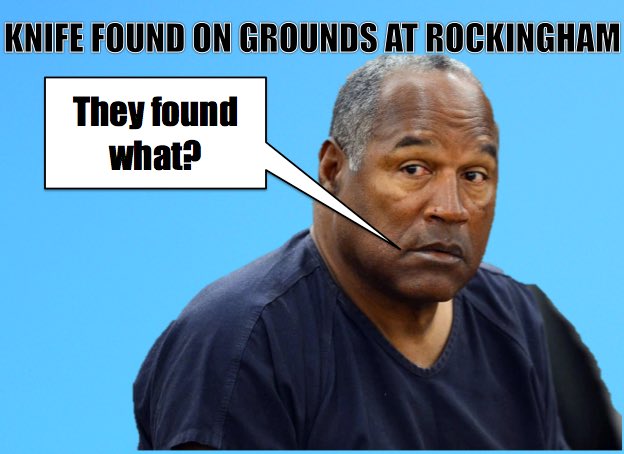 Timing of knife reveal curious. FX promoting #TPVOJS ? No fear #OJSimpson you're protected #DoubleJeopardy
