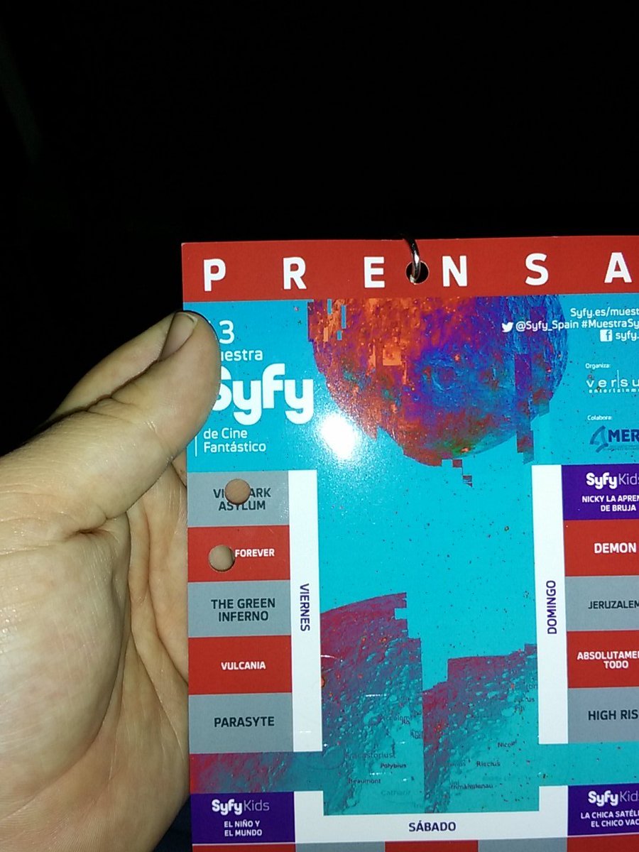 nocheamericana's tweet photo. Pues ya hemos visto #villmarkasylum en #muestrasyfy ¿Qué os ha parecido? Ahora #NinaForever https://t.co/obo1uOgejk