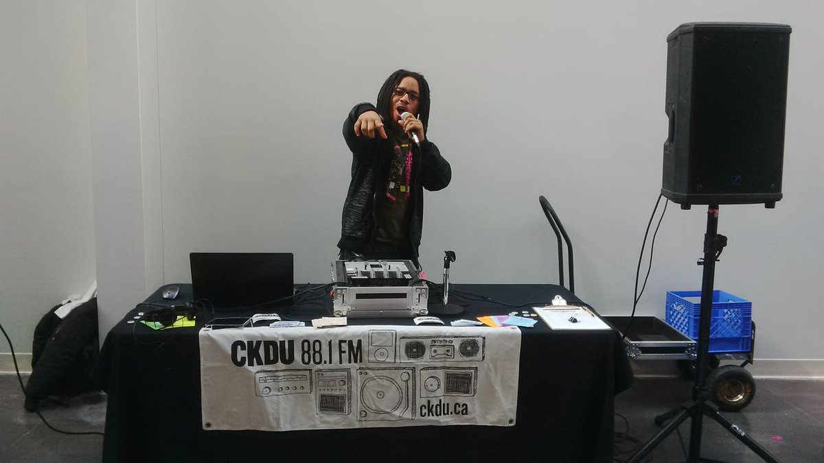 CKDU881FM's tweet photo. Treat yourself to some smooth tunes at the Dal Self-Care Fair today, part of Mental Health Awareness Week! https://t.co/kF5zwX4tw1