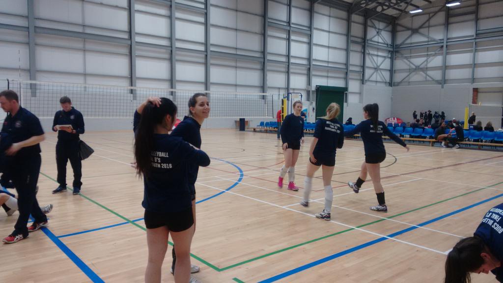 edunivolleyball's tweet photo. Sussex up first FBS 6:00. Send positive vibes this way! #bucsfinal8 #leggo https://t.co/2ZkS4yHuNn
