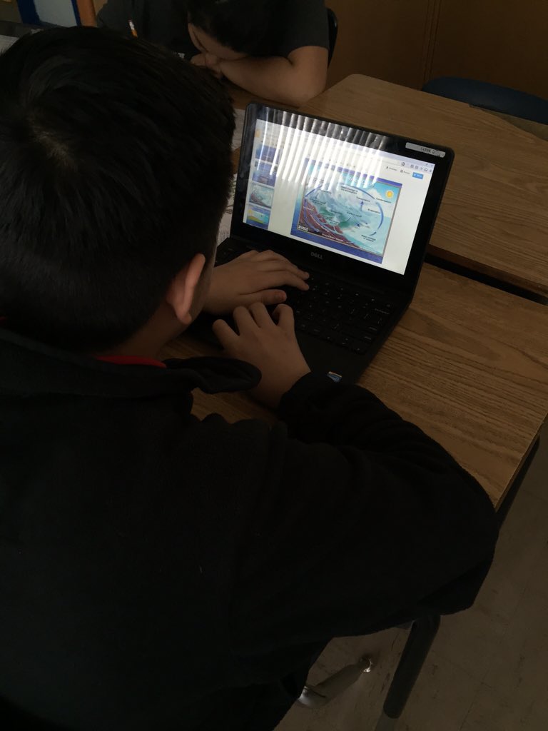 MissHoth's tweet photo. Genius Hour Pds 3&4 researching volcanoes, water cycle parts, and all things Earth Science! #nmsascience #nmsalearn https://t.co/B6HkEZvqHB