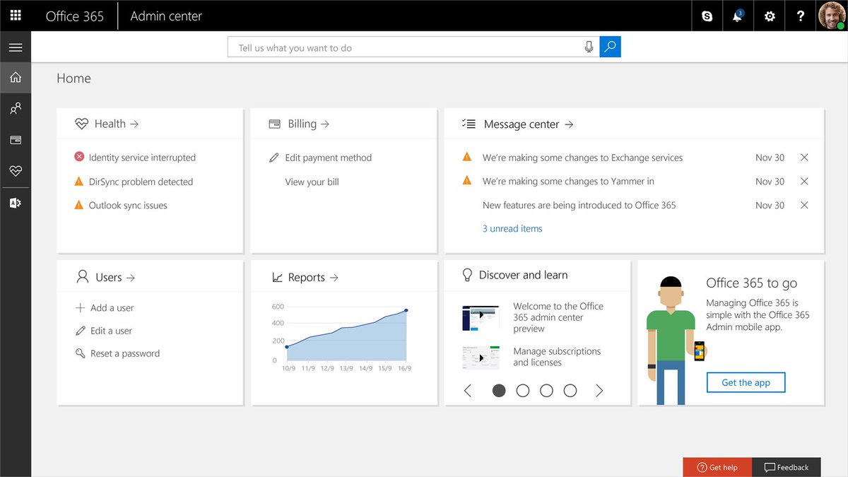 Announcing the new Office 365 admin center! ow.ly/Z52z7