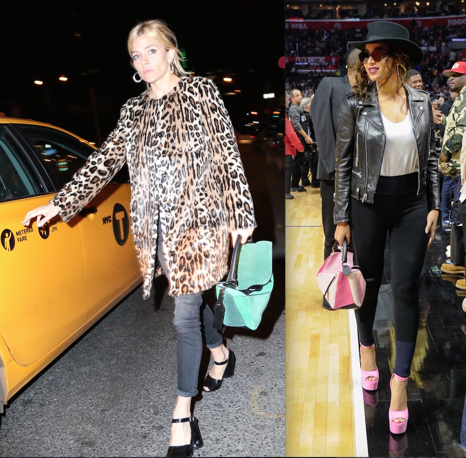 Beyoncé, Sienna Miller, and More With Loewe's Puzzle Bag