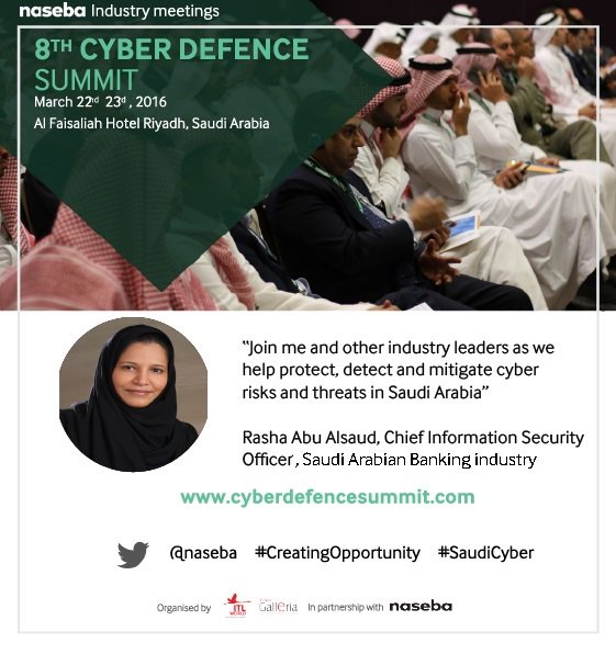 Rabualsaud's tweet photo. I'm presenting @ the 8th Cyber Defence Summit in Riyadh @Naseba
#SaudiCyber #CreatingOpportunity https://t.co/luvRg6LmZr