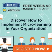 LearningGuild's tweet image. Learn more about Micro-learning! Join us this Wednesday for the Best of #mLearnCon webinar bit.ly/235DciW