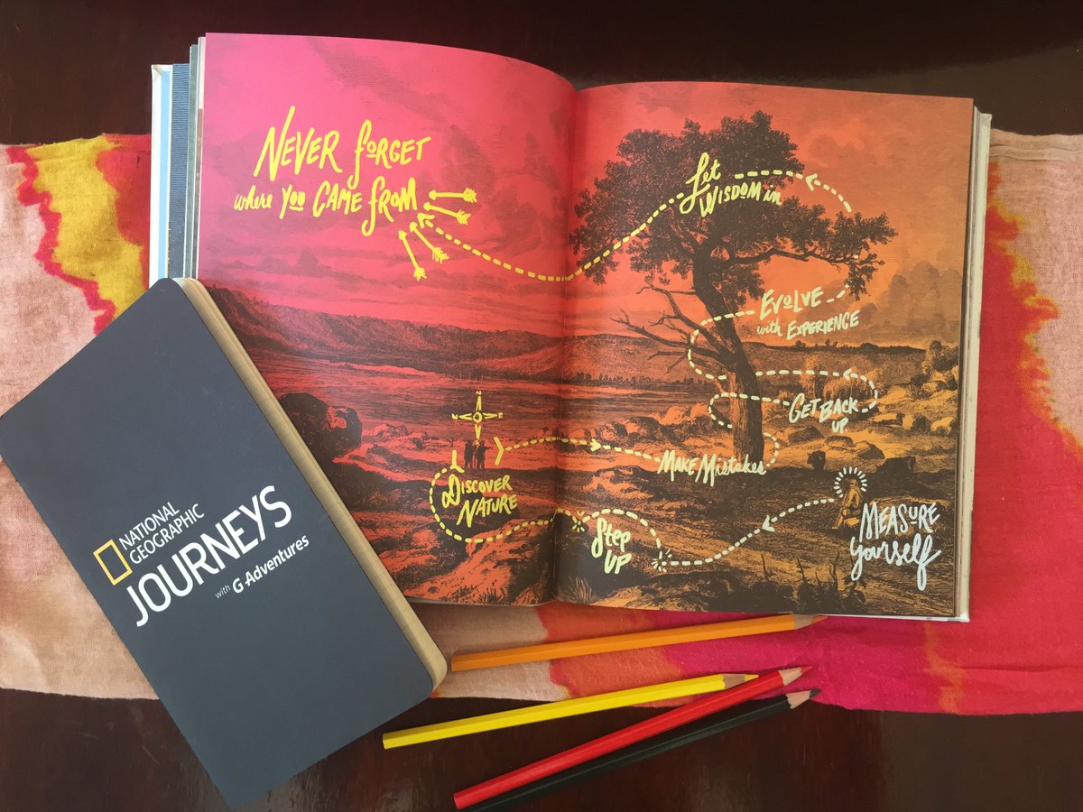 k_rellihan's tweet photo. Perfect book to bring on my #NatGeoJourneys safari. @Brucepoontip's #DoBigSmallThings @gadventures @NatGeoTravel https://t.co/h5Xd6ma5iW