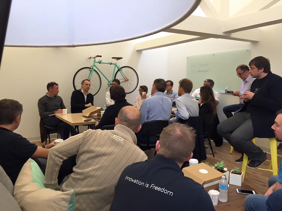 #FoundersNews #OVH Great FrenchFounders Breakfast ce matin à #PaloAlto avec Miro Klaba @OVH &amp; <a href="/dessaigne/">Nicolas Dessaigne</a> <a href="/algolia/">Algolia</a>