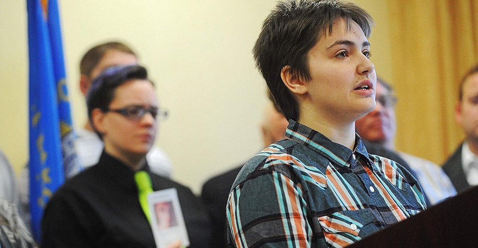 TheAdvocateMag's tweet photo. "How This Teen Helped Stop S.D.'s Insidious Anti-#Trans Bill" https://t.co/Hwbs93mJrq Bravo @TommyLew97! https://t.co/4RNekJF9Di