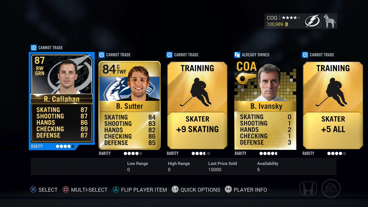 Capricorn_OG's tweet photo. BOOM! #CaptainCally #NHL16 #HUT #PS4 #TOTW https://t.co/ol1zKHkjra
