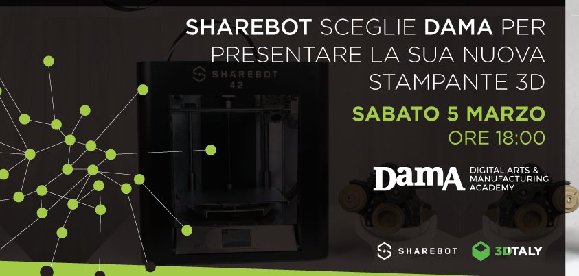 3dItaly's tweet photo. Manca solo 1 giorno e scopriremo insieme la nuova @Sharebot3D! Ecco l'evento: https://t.co/9Ojvszea5w https://t.co/wGPYIXA4Hi