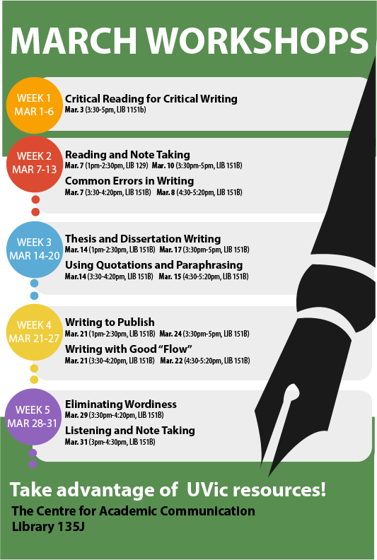 selfrep's tweet photo. Did you know you can get help on your writing at #uvic for free? #uviciss #uvicenglish #uviceducation https://t.co/C9aV780HA1