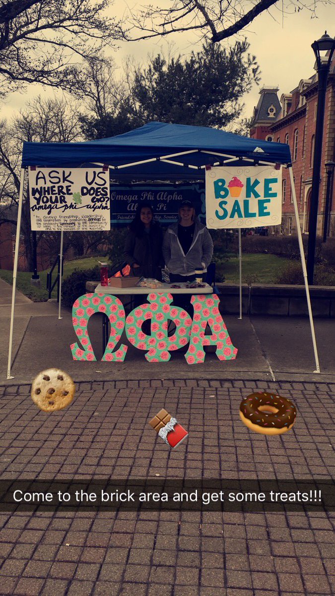 OPA_WVU's tweet photo. Stop by our bake sale outside of the Mountain Lair today for a sweet treat🍪🍩 https://t.co/fbY0m6htS6