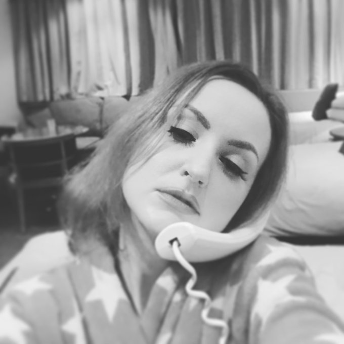 Room service o'clock: that time on tour when you don't even feel like getting the elevator to the restaurant<a href="/tag/halloweencostume"class="tags"><span>#halloweencostume</span></a><a href="/tag/maewest"class="tags"><span>#maewest</span></a>