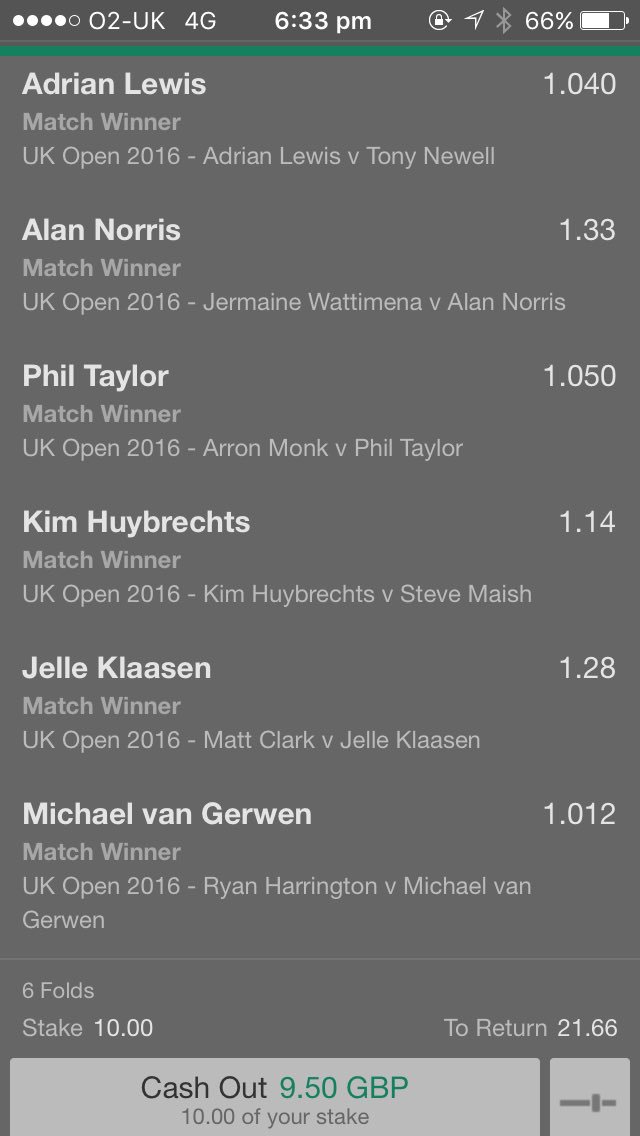 LewisSportTips's tweet image. Fancy a nice little 6 fold on the UK open too 🎯💷