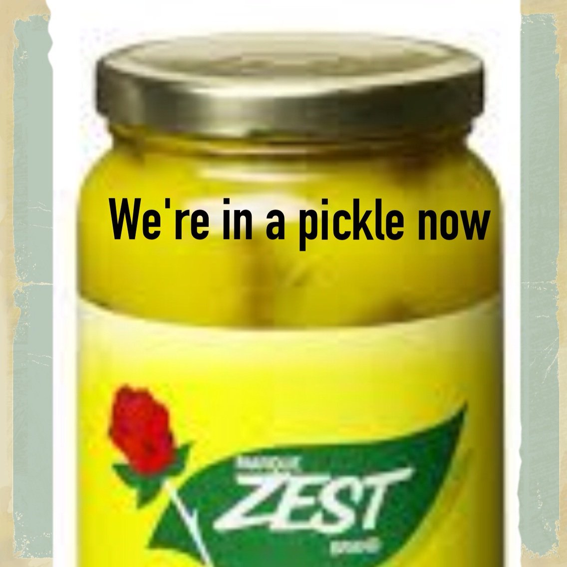 975krock's tweet photo. Zest and Habitant mustard pickles have been discontinued in NL!! https://t.co/kERDYTPqdI