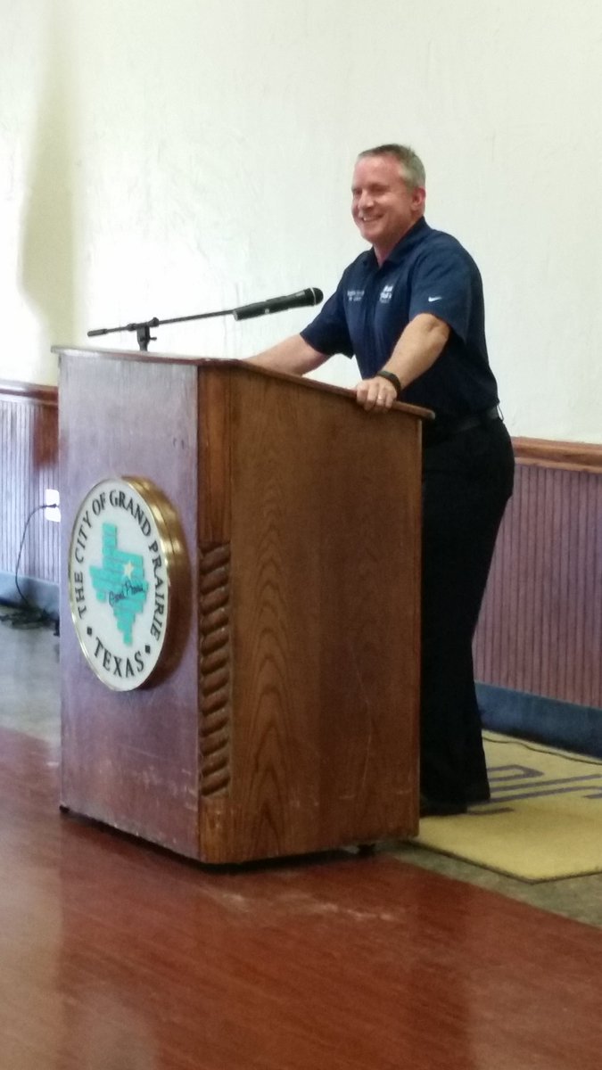 RotaryClubGP's tweet photo. Fire Chief Robert Fite spoke at Rotary today #ATF #GPISD #Fireprogram https://t.co/sfZQZN7hJ8