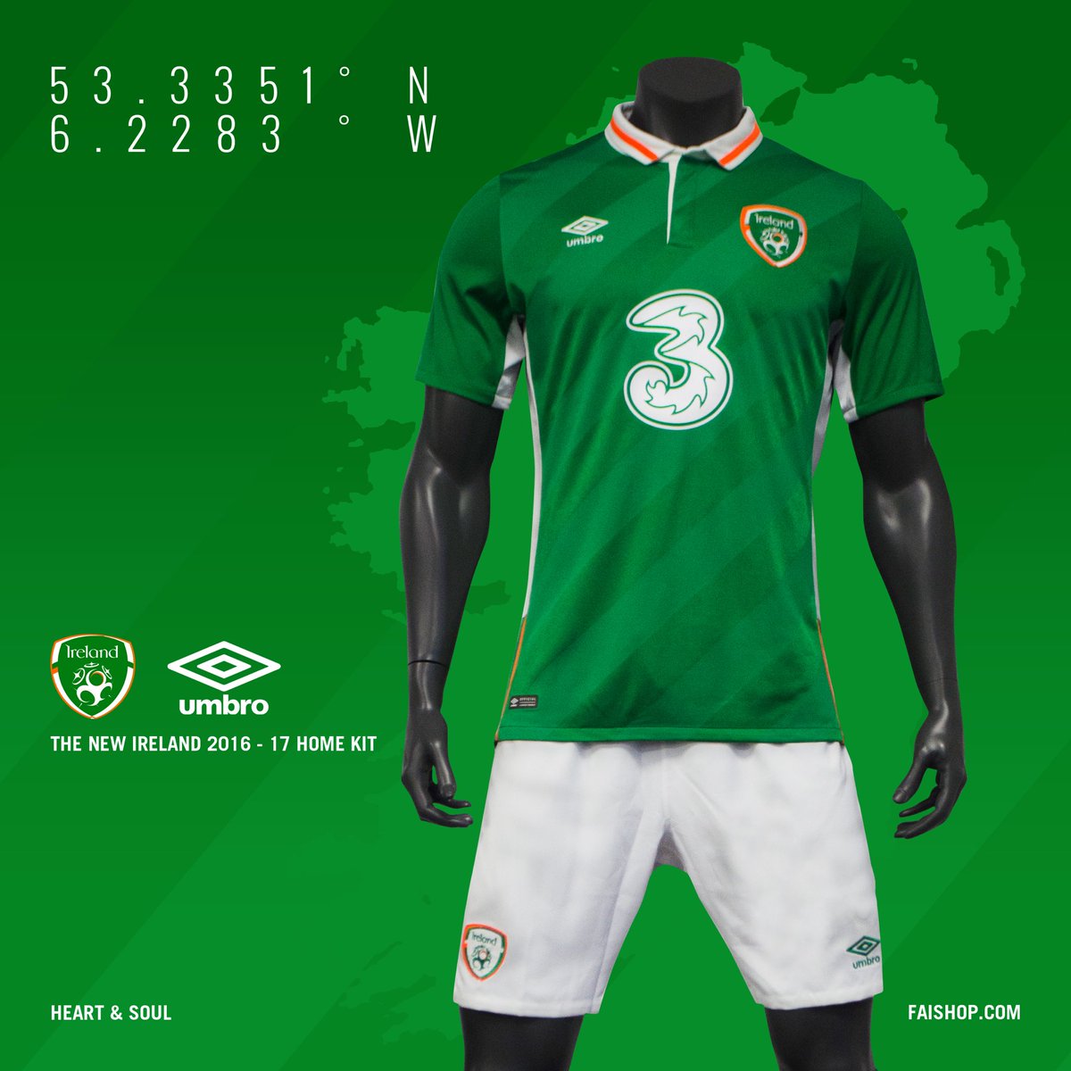 For a chance to WIN the new @faiireland @umbro jersey just RT this photo! Winners announcd here @ 5pm on Monday 😉☘🇮🇪