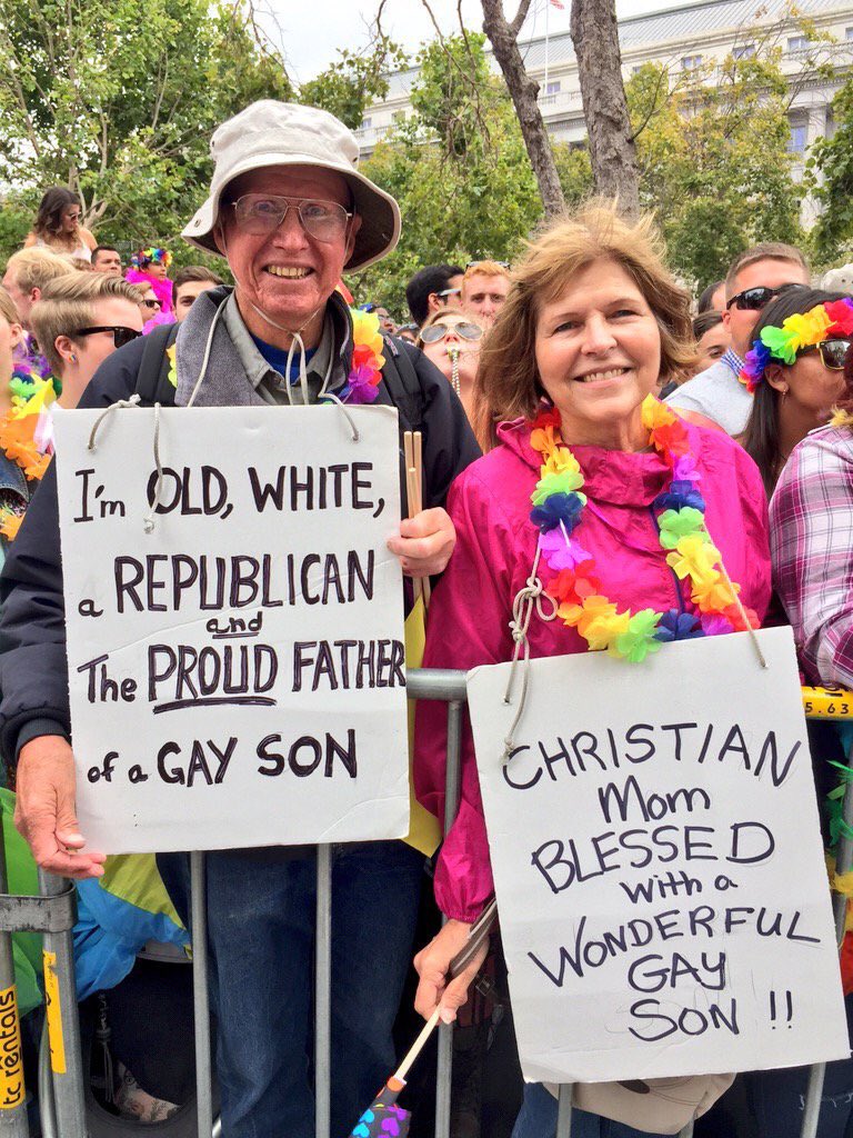 As these wonderful parents remind us, all children are worthy of unconditional love and acceptance. #Always #LGBT