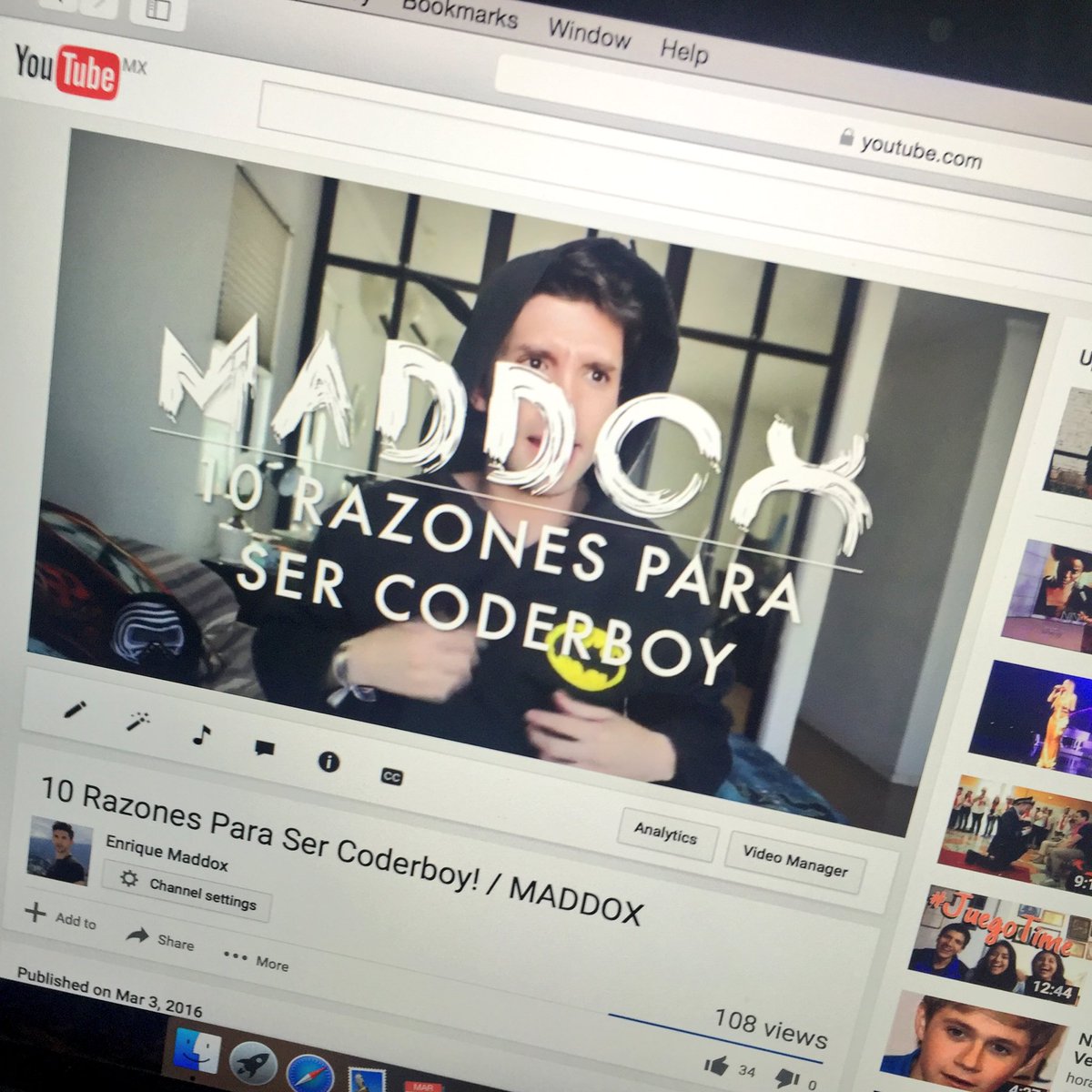 32maddox's tweet image. Coders, ya vieron mi nuevo vido que les hice?? ❤️⚓️🙊 youtu.be/5_49G3Xqcu8 #DEJAVU #Coderboy