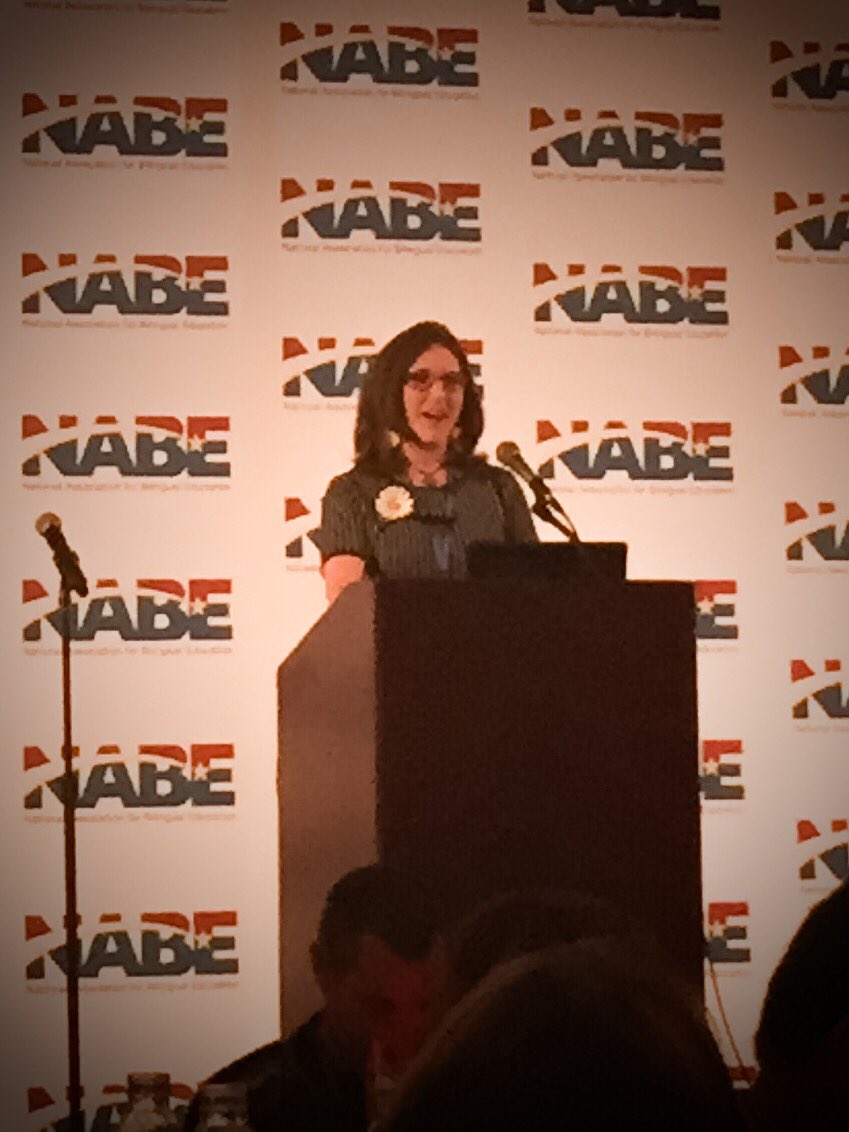 profe_c's tweet photo. What Trump &amp; others are doing w/ their divisive rhetoric is dangerous and the AFT will not stand idly by! #NABE2016 https://t.co/xRiX4tsbmC