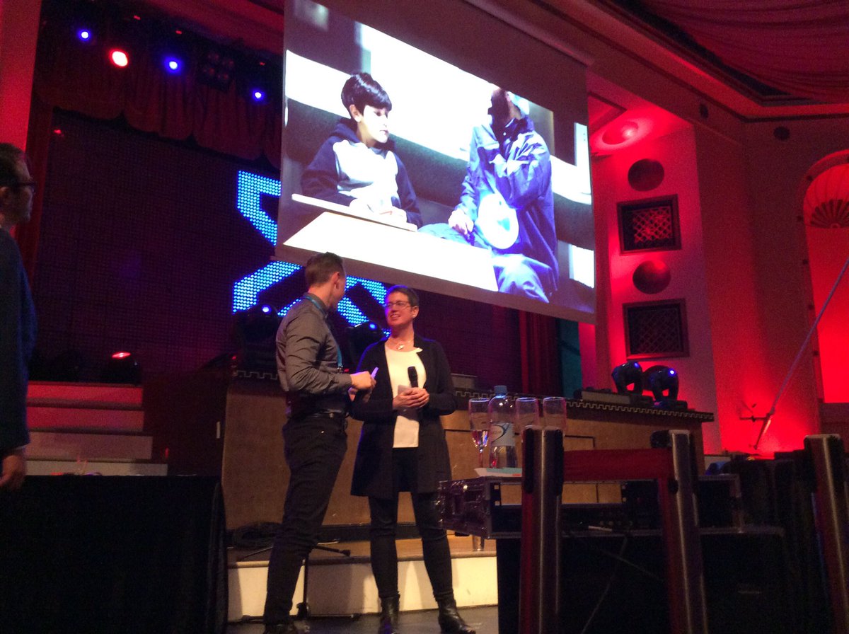 IxDAwards's tweet photo. Best Student Award goes to . . . ANNA!  #ixd16 #ixdaconf #ixdweek https://t.co/saXShz4vOz
