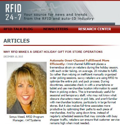 We appreciate #RFID deployment expert <a href="/sonyaweed/">Sonya Weed</a> ! rfid24-7.com/2015/12/15/why… #EmployeeAppreciationDay