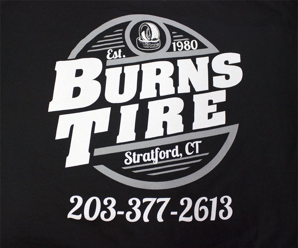 OnTimeScreen's tweet photo. Awesome shirts done for Burns Tire Exchange! https://t.co/HZBZOXSBZc
