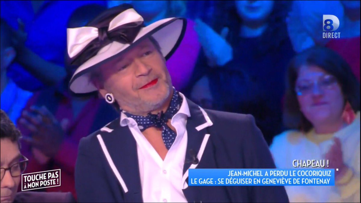TBT9_W9's tweet photo. Notre Geneviève de Fontenay à nous ce soir : @jmmaireofficiel 😂 https://t.co/kLI2tUsbpS