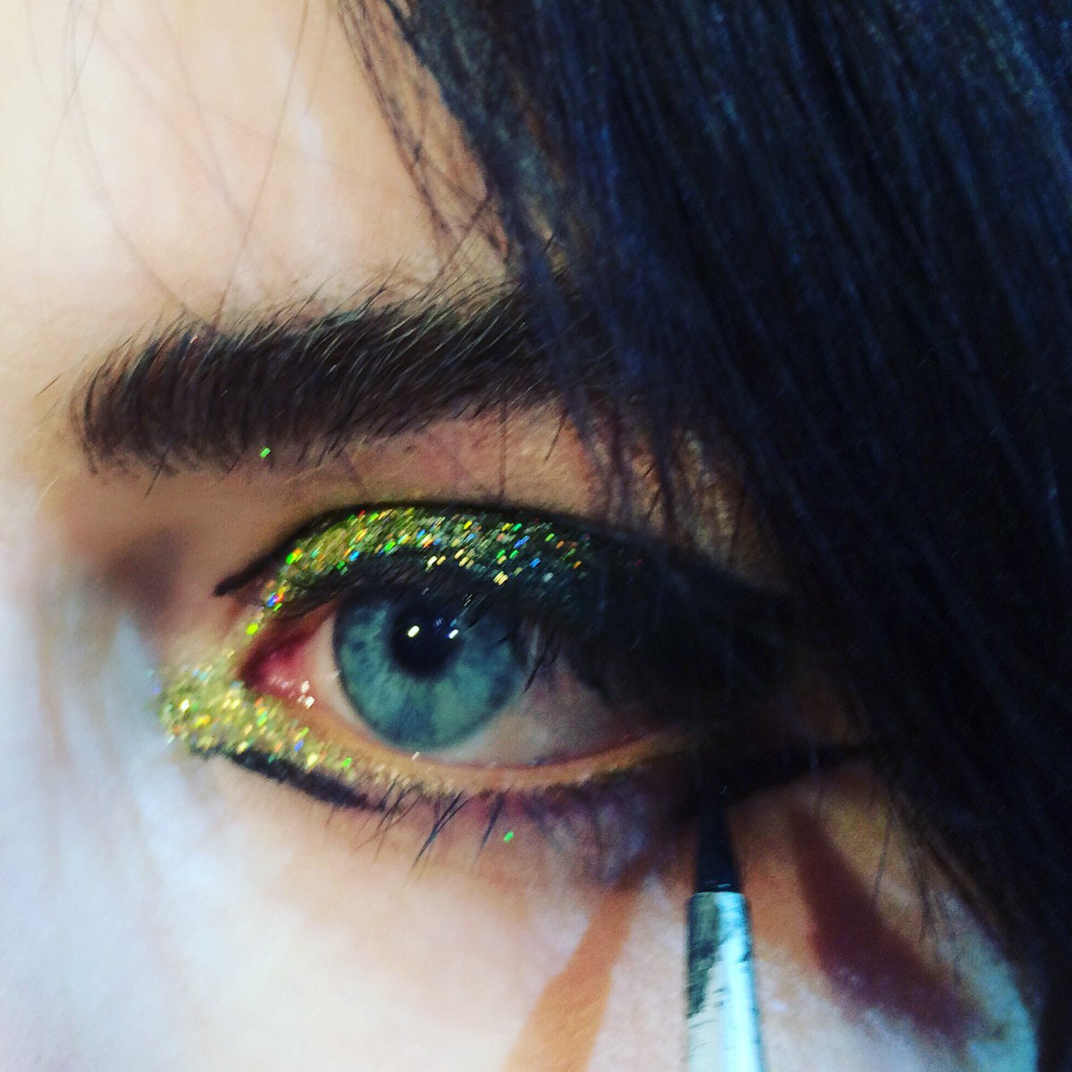 Late 70's eye by <a href="/TheValGarland/">Val Garland</a> <a href="/MACcosmetics/">M•A•C Cosmetics</a> #macbackstage UNGARO #aw16 #macfwartist