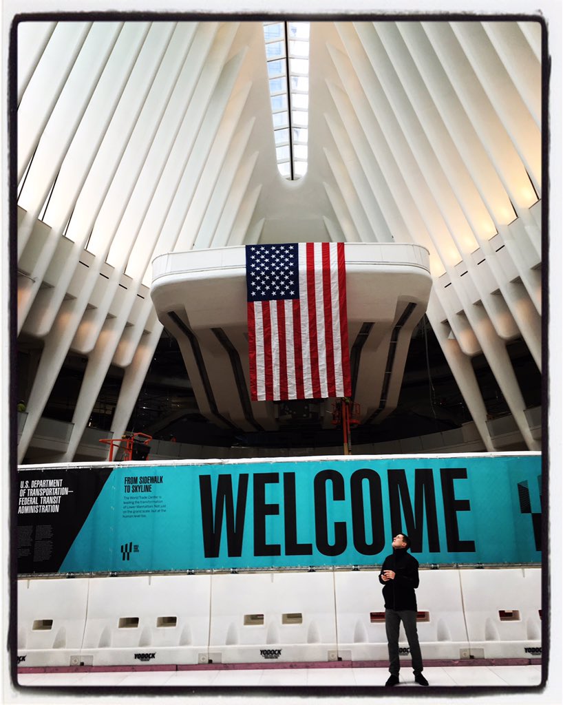 Tyska's tweet image. First look at the new #Oculus #transithub @one_wtc in #newyorkcity. #NYC #mta #path #commute #manhattan