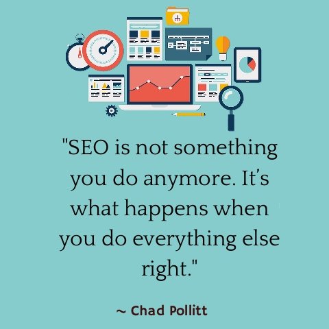stf_lagrange's tweet image. “SEO is not something you do anymore. It’s what happens when you do everything else right.” via @ChadPollitt