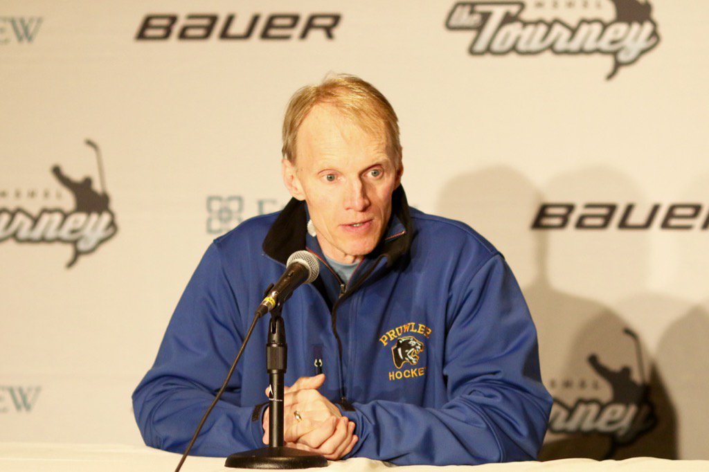 mnprospects's tweet photo. Tourney Press Conference: Coach Tim Bergland of Thief River Falls #TheTourney16 https://t.co/QWaVvoueeO