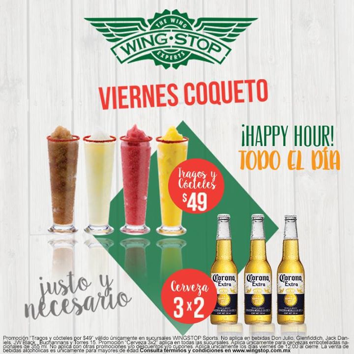 WingstopMexico's tweet photo. ยกยกยกViernes Coqueto ven a mi!!!
๐๐ป๐ ๐##Yaesjustoynecesario #WingstopMiAmor #WingstopMeEncanta https://t.co/cZmJMpjcgy