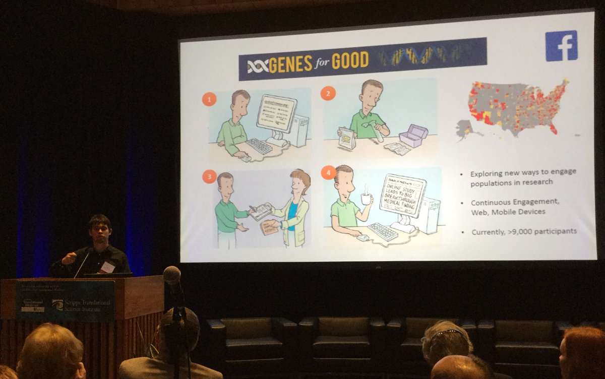 villekoiste's tweet photo. "Finding new ways to engage population in #research" @genesforgood #genomics #bigdata #FOGM16 https://t.co/HvadfYZrKk
