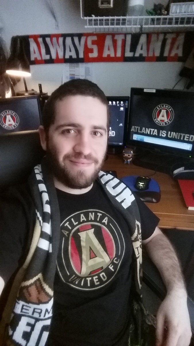 Working from home today but still reppin <a href="/ATLUTD/">Atlanta United FC</a> and <a href="/TerminusLegion/">Terminus Legion</a> #Dress4MLS #terminuslegoin #alwaysatl #2017