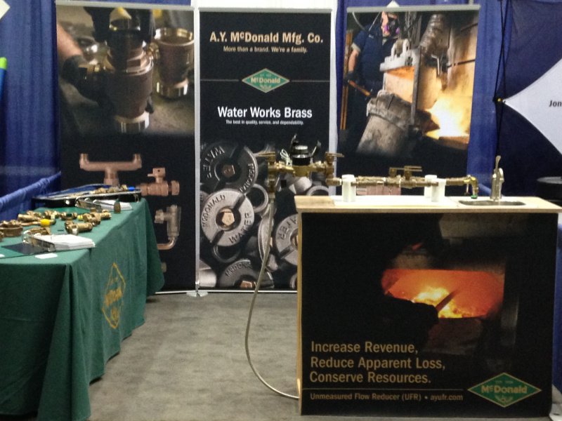 AY_McDonald's tweet photo. A.Y. experts came prepared to show how #WeMakeWaterWork at the Joint Expo for the MI #AWWA trade show! @MichiganAwwa https://t.co/8jIONGsQo8