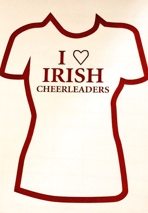CchsIrishCheer's tweet photo. 🚨🚨CALLING ALL IRISH FANS🚨🚨 your cchs cheerleaders will be selling t-shirts ($8) &amp; crew necks ($15) for the next week https://t.co/fsnQBA5Z0Y