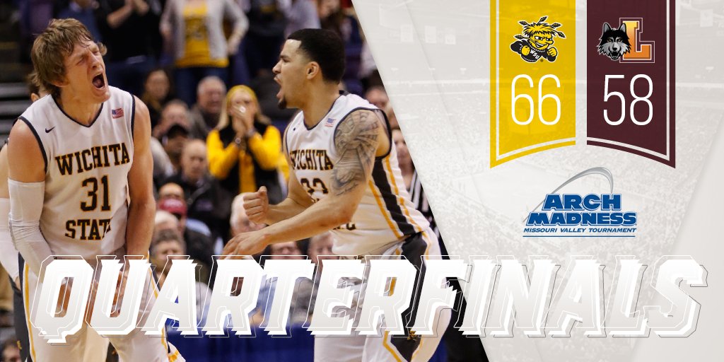 GoShockers's tweet photo. FINAL! Shockers move on to the @ValleyHoops semis. #watchus https://t.co/Rv3PcdYPMC