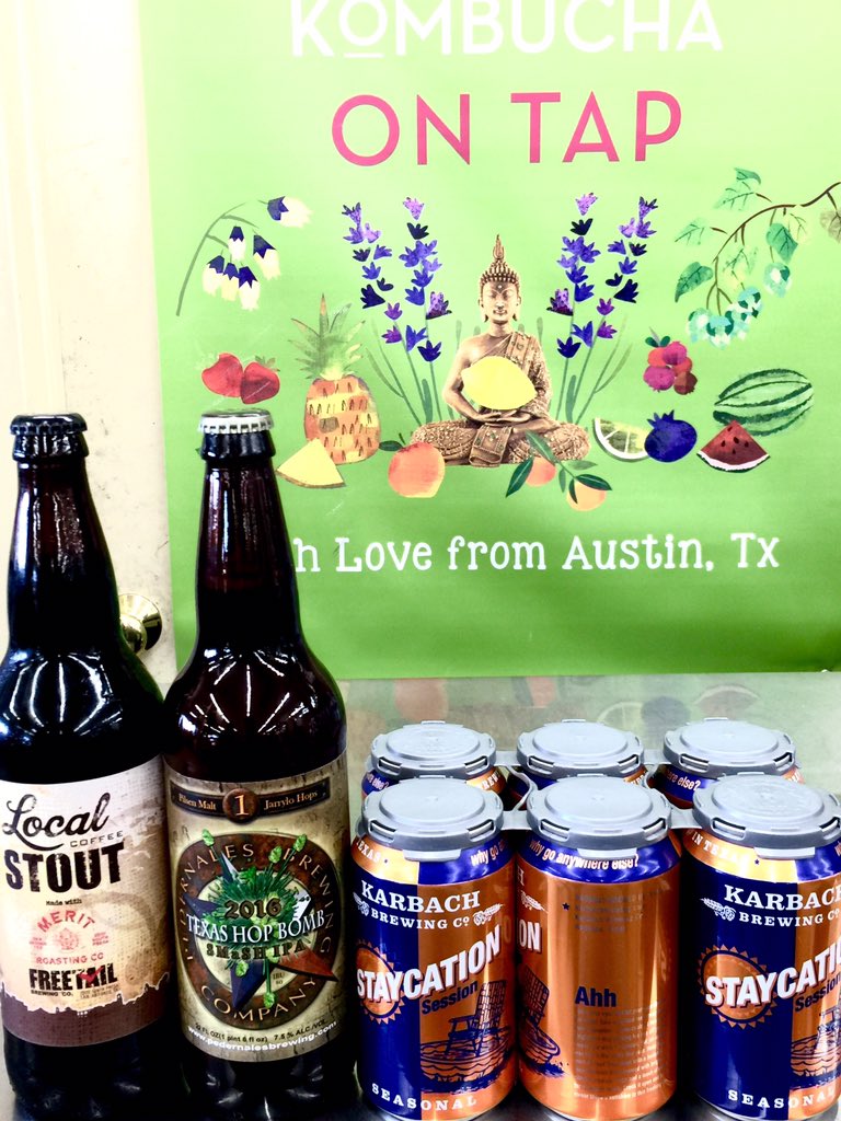 SunriseMiniMart's tweet photo. In now @freetailbrewing #localcoffeestout @karbachATX #staycation @PedernalesBrew #texashopbomb https://t.co/ah4caQna3x