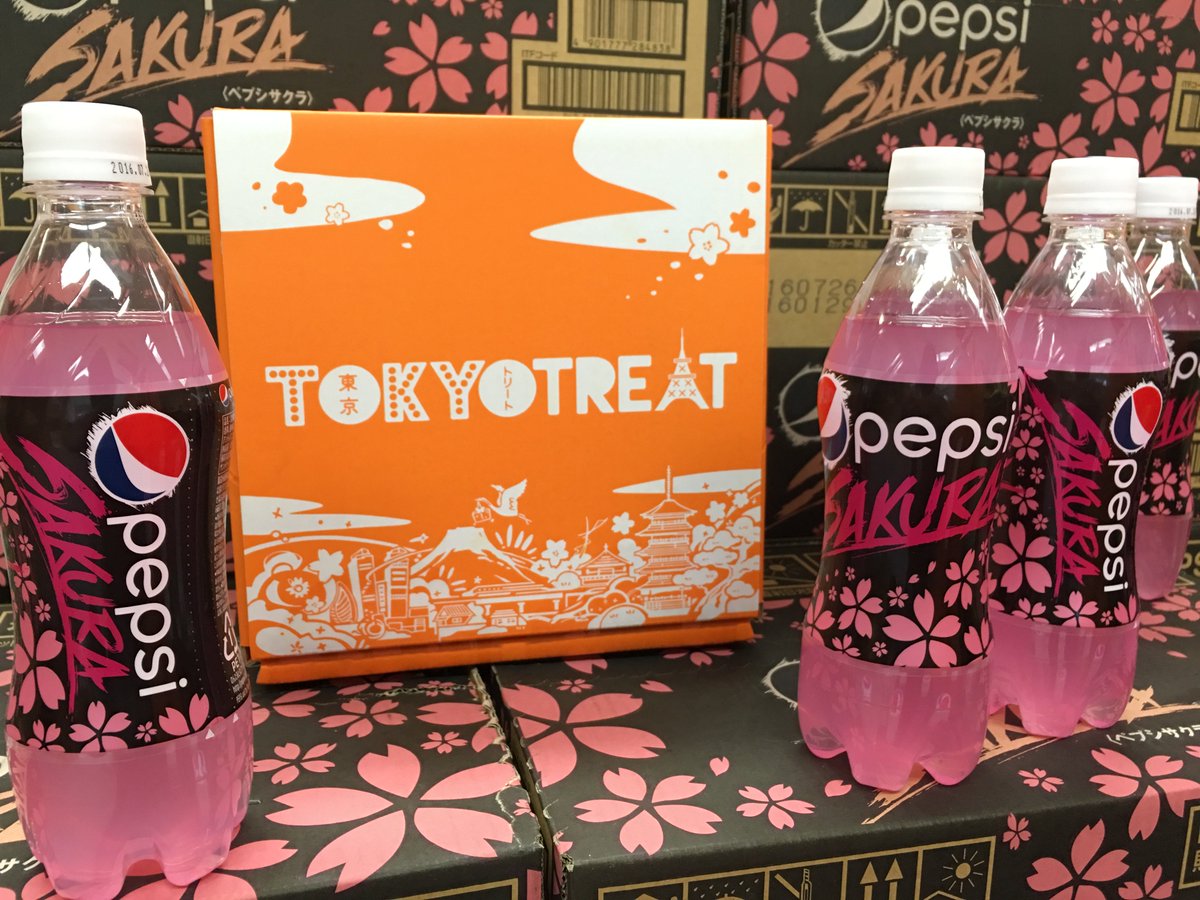 TokyoTreat's tweet photo. We're bringing the world's FIRST EVER #PepsiSakura to your April Premium boxes! Sign up NOW: https://t.co/skPRNftq9e https://t.co/btBsgi3h5o