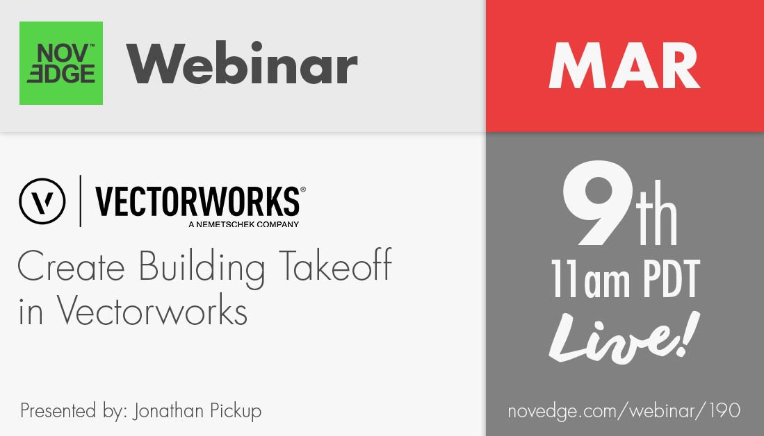 RhinoJungle's tweet image. RT @Novedge: Save the date! #NovedgeWebinar with @archoncad on #Vectorworks2016 ow.ly/Z5s2v @Vectorworks