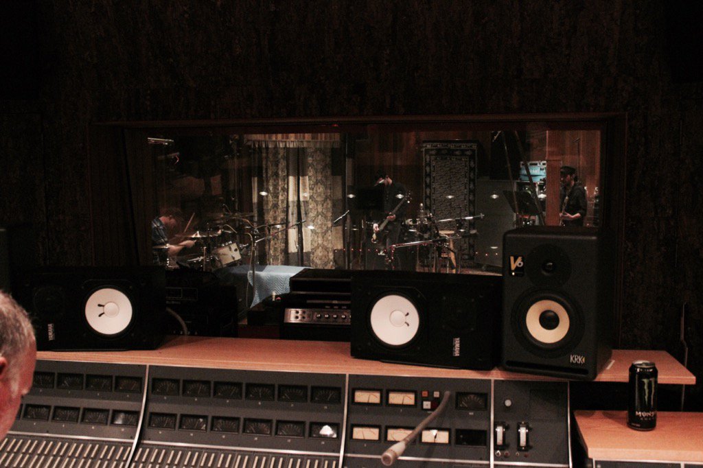 Wrapping up drums . . . On to guitar and bass. @ChevelleInc @PeteLoeffler @thewoodenrelic