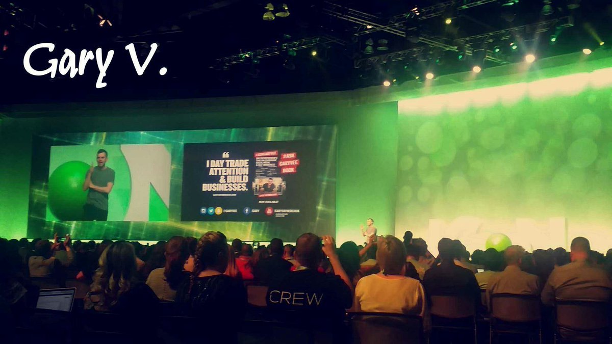 MakeupByJenB's tweet photo. "The quickest way to go out of business is to be romantic about the way you make money" @GaryVQuotes #ICON16 #preach https://t.co/941NtfZIAB