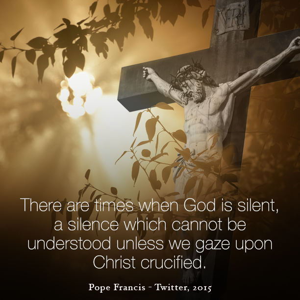 Make time to gaze upon Christ and enter into quiet prayer. #WalkwithFrancis