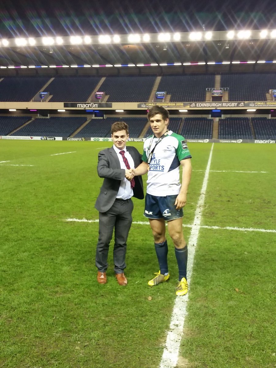 connachtrugby's tweet photo. Congrats to tonight's Man of the Match @Aj_MacGinty #CRLive https://t.co/hA7ScXk9iW