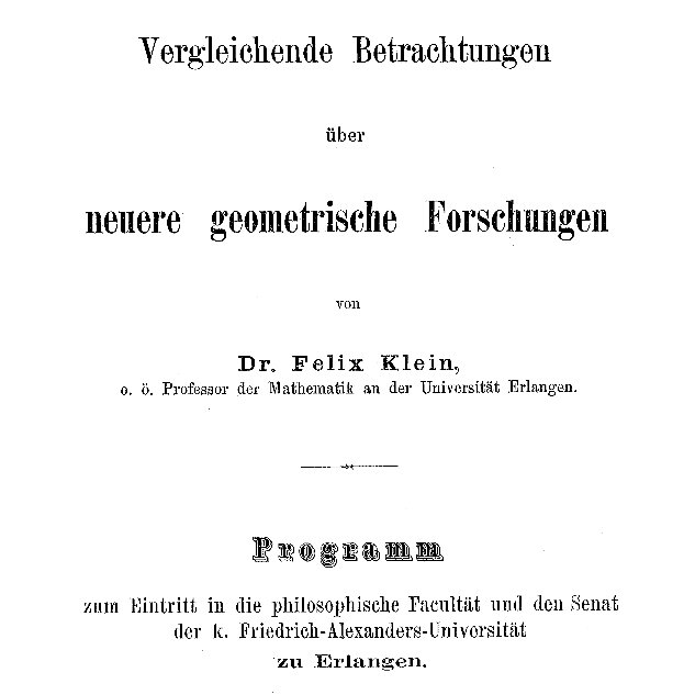 moinlabs's tweet image. It's decision-making time: this will be the booklet front page for #erlangerprogramm